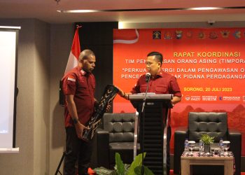 Bahas TPPO, Imigrasi Sorong Gelar TIMPORA Kota Sorong