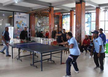 Turnamen Tenis Meja Meriahkan Peringatan Hari Kemenkumham RI Ke-78