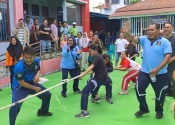 Imigrasi Sorong Bergotong Royong! Raih Juara Lomba Tarik Tambang Dalam Rangka Hari Kemenkumham Ke-78