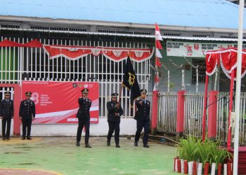 Kantor Imigrasi Sorong, Lembaga Pemasyarakatan Sorong, dan Balai Pemasyarakatan Sorong Meriahkan Peringatan Hari Kemenkumham Ke-78 dengan Upacara dan Syukuran