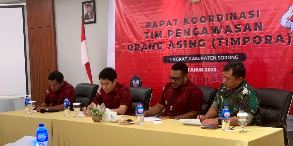 Tingkatkan Pengawasan Orang Asing, Imigrasi Sorong Gelar TIMPORA Kab. Sorong