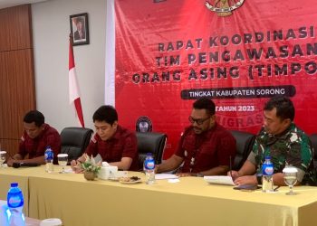 Tingkatkan Pengawasan Orang Asing, Imigrasi Sorong Gelar TIMPORA Kab. Sorong