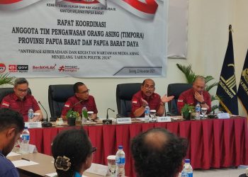 Imigrasi Sorong Berpartisipasi Dalam Rapat TIMPORA Provinsi Papua Barat Dan Papua Barat Daya