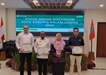 Hadiri Giat FGD Pembahasan Data Publikasi Kota Sorong Dalam Angka 2024, Imigrasi Sorong Raih Penghargaan Kontributor Data Terbaik