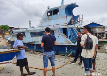 Peninjauan Speed Boat oleh Kepala Kantor Imigrasi Kelas II TPI Sorong