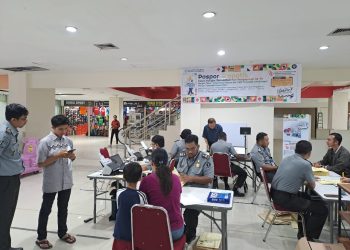 Kantor Imigrasi Sorong Gelar Layanan Paspor Simpatik di Mega Mall Sorong