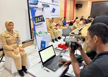 Imigrasi Sorong Layani Eazy Passport di Politeknik Pelayaran Sorong