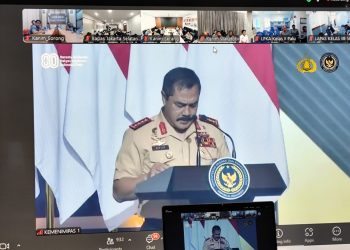 KANTOR IMIGRASI KELAS II TPI SORONG IKUTI PEMBUKAAN RAPAT KOORDINASI DUKUNGAN MANAJEMEN KEMENTERIAN IMIGRASI DAN PEMASYARAKATAN