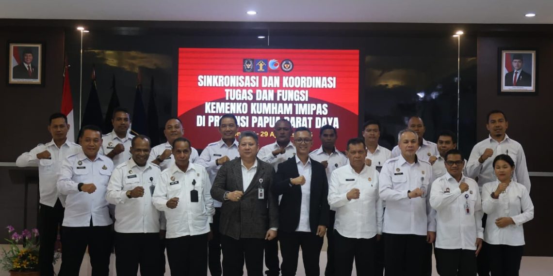 Kantor Imigrasi Sorong Jadi Tuan Rumah Sinkronisasi Reformasi Regulasi dan Keadilan Restoratif
