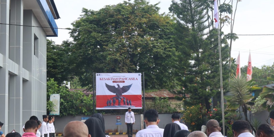 Imigrasi Sorong Gelar Upacara Memperingati Hari Kesaktian Pancasila