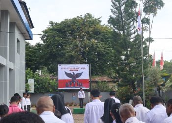 Imigrasi Sorong Gelar Upacara Memperingati Hari Kesaktian Pancasila