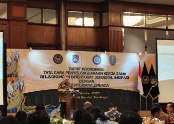 Kantor Imigrasi Sorong Hadiri Rapat Koordinasi Tata Cara Penyelenggaraan Kerja Sama di Lingkungan Direktorat Jenderal Imigrasi