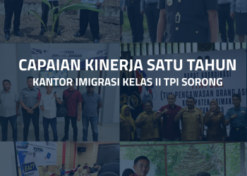 Capaian Kinerja Satu Tahun Kantor Imigrasi Sorong