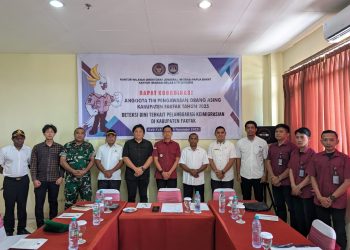 Kegiatan Rapat Tim Pegawasan Orang Asing Kabupaten Fakfak