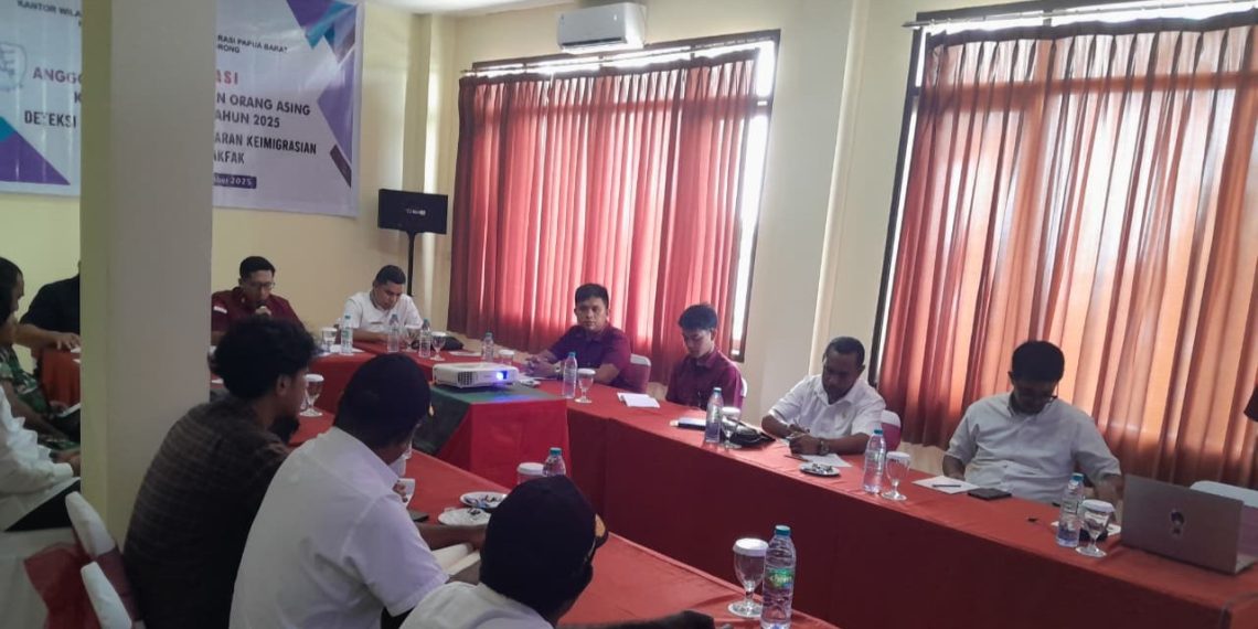 Kegiatan Rapat Tim Pegawasan Orang Asing Kabupaten Fakfak