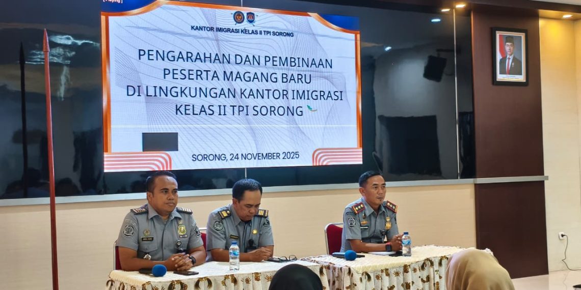 Kanim Sorong Terima Peserta Magang Program Kemenaker