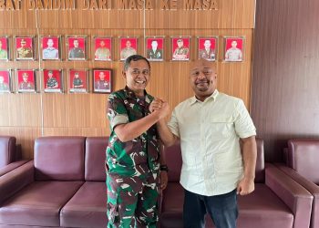 Kepala Kantor Imigrasi Kelas II TPI Sorong Lakukan Audiensi ke Kodim 1802 Sorong