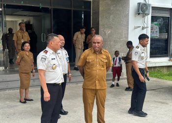 Kepala Kantor Imigrasi Sorong Dampingi Kakanwil Ditjen Imigrasi Papua Barat Bertemu Plt Kadis PUPR Sorong