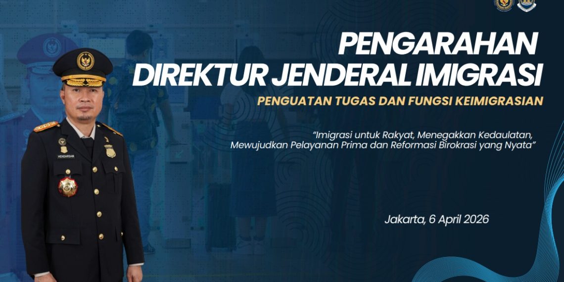 Kantor Imigrasi Sorong, mengikuti Pengarahan Direktur Jenderal Imigrasi