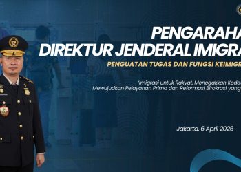 Kantor Imigrasi Sorong, mengikuti Pengarahan Direktur Jenderal Imigrasi