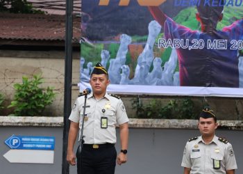 Kantor Imigrasi Kelas II TPI Sorong Laksanakan Upacara Peringatan Hari Kebangkitan Nasional ke-118
