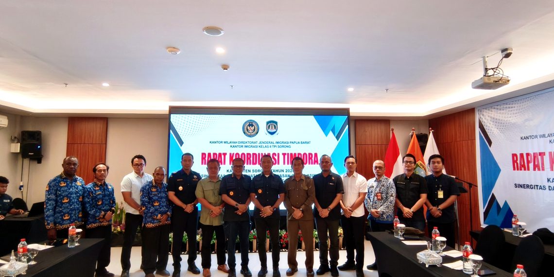 Kantor Imigrasi Sorong Gelar Rapat Koordinasi Tim Pora untuk Perkuat Pengawasan Orang Asing Di Kabupaten Sorong