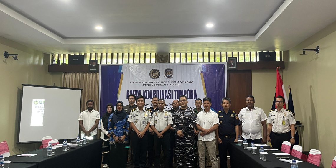 Imigrasi Sorong Gelar Rapat Koordinasi TIMPORA di Kaimana, Perkuat Sinergi Pengawasan Orang Asing