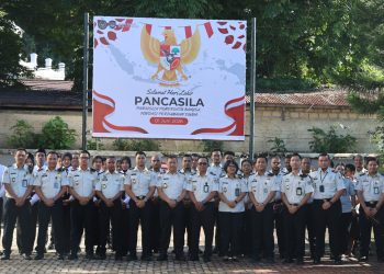 Kantor Imigrasi Kelas II TPI Sorong Gelar Upacara Peringatan Hari Lahir Pancasila 2026