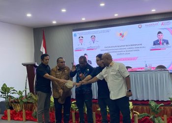 IMIGRASI SORONG MENGIKUTI RAPAT KOORDINASI PEMBENTUKAN TIM POA OLEH BADAN KESATUAN BANGSA DAN POLITIK PROVINSI PAPUA BARAT DAYA