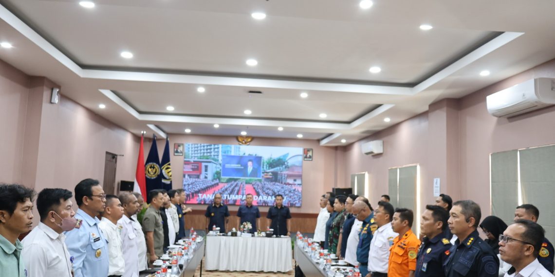 Kantor Imigrasi Kelas II TPI Sorong Mengikuti Rapat Koordinasi Tim Pengawasan Orang Asing (TIMPORA) Tingkat Provinsi Papua Barat Daya