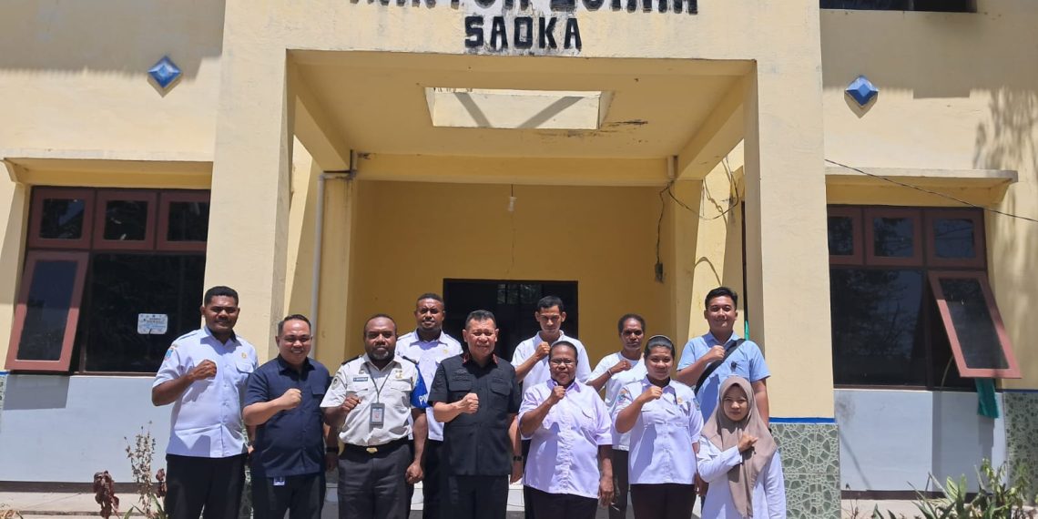 PIMPASA Imigrasi Sorong Dampingi Pembinaan dan Pemantauan Desa Binaan Imigrasi di Kelurahan Saoka