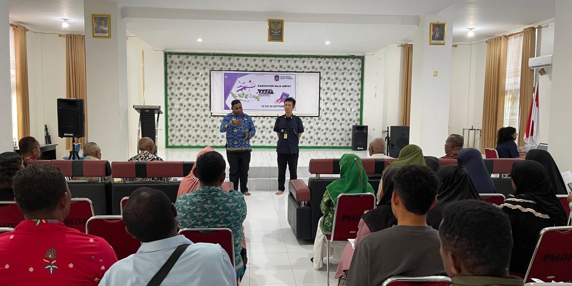Imigrasi Sorong Gelar Eazy Paspor di Raja Ampat